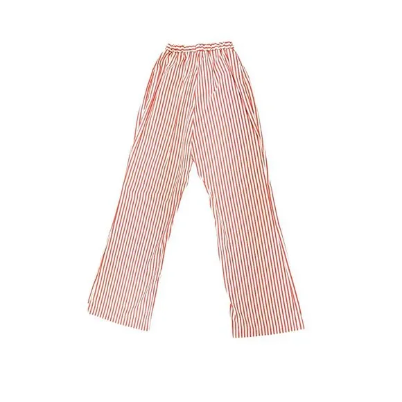 Vintage Candy Striper Uniform 1970s Red White Top Pants Hat 3 Piece Set Imperial - Picture 4 of 16